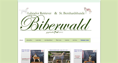 Desktop Screenshot of biberwald.de